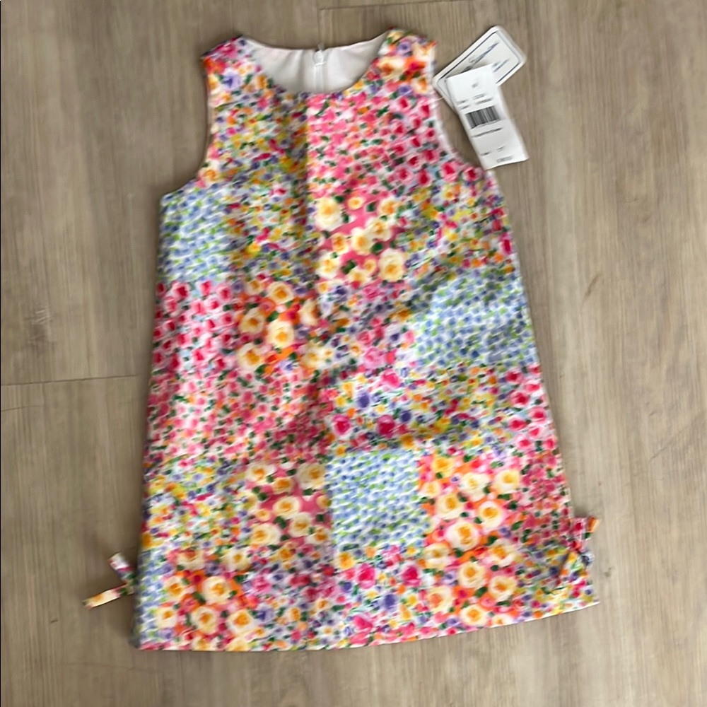 Floral Patchwork Kids Dress
